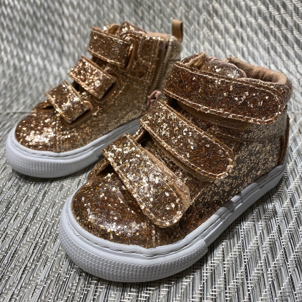 Gap Toddler Glitter Hi-Top Sneakers size5